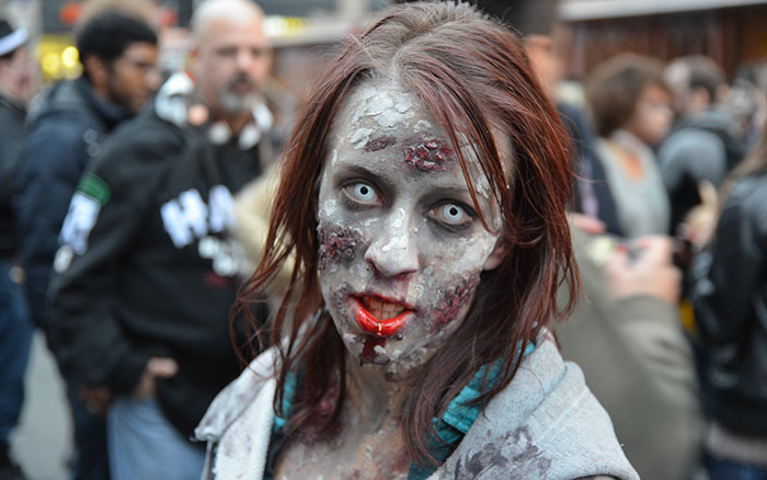 Les photos de la marche des zombies de Montréal